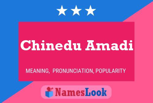 Chinedu Amadi Name Poster