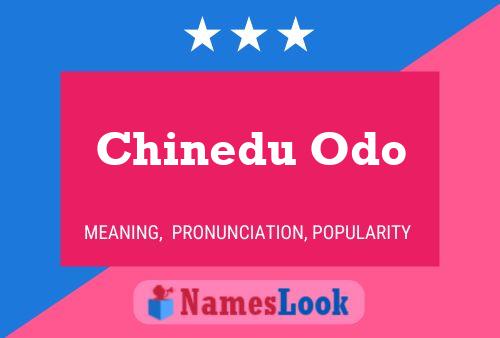 Chinedu Odo Name Poster