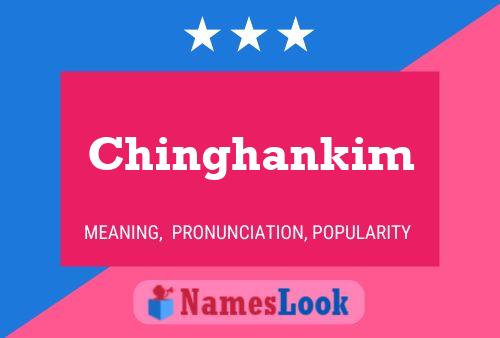 Chinghankim Name Poster