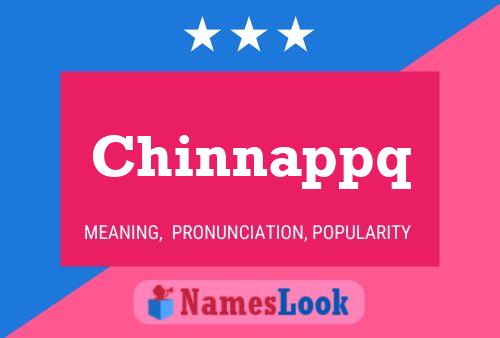 Chinnappq Name Poster