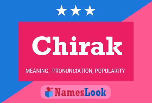 Chirak Name Poster