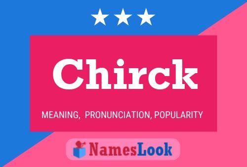 Chirck Name Poster