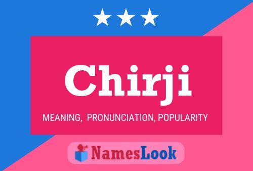 Chirji Name Poster