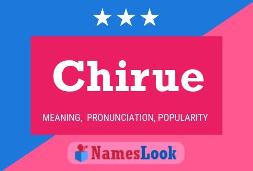 Chirue Name Poster