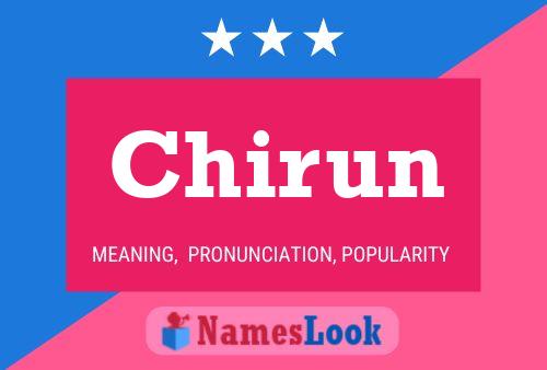 Chirun Name Poster