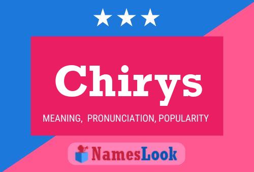 Chirys Name Poster