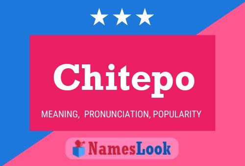 Chitepo Name Poster