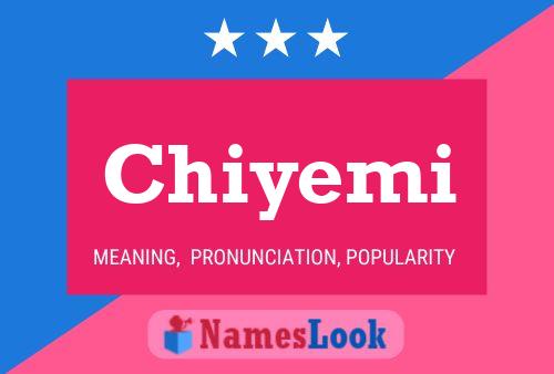 Chiyemi Name Poster