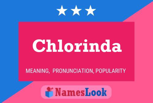 Chlorinda Name Poster