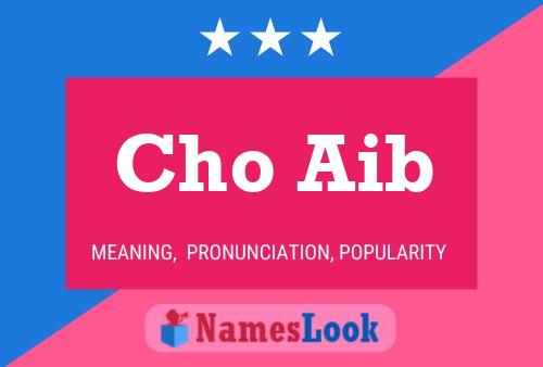 Cho Aib Name Poster