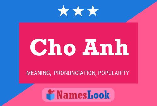 Cho Anh Name Poster