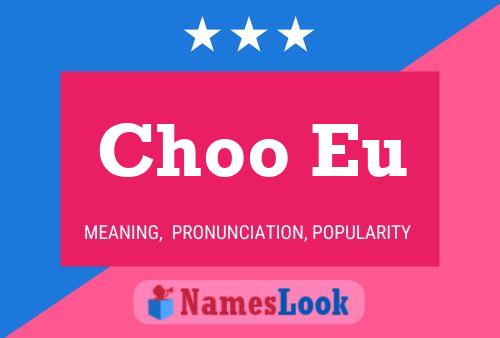 Choo Eu Name Poster