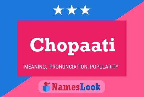 Chopaati Name Poster