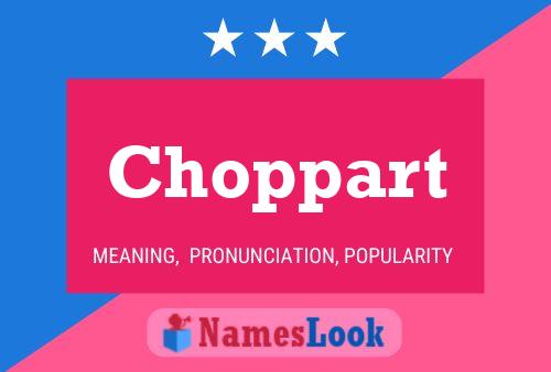 Choppart Name Poster