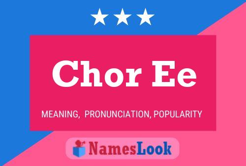 Chor Ee Name Poster