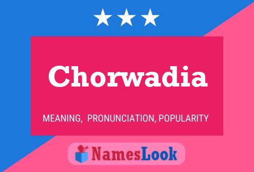 Chorwadia Name Poster