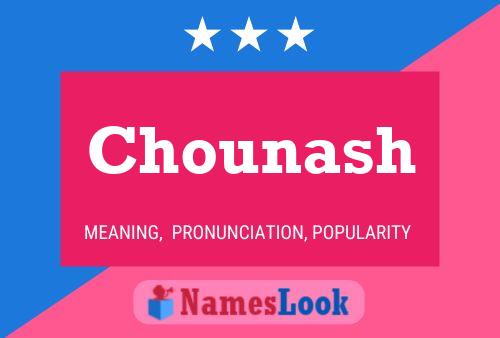 Chounash Name Poster