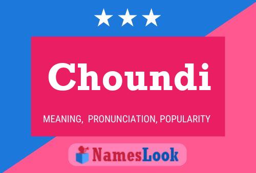 Choundi Name Poster