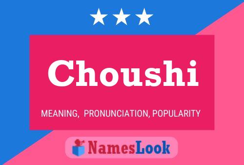 Choushi Name Poster