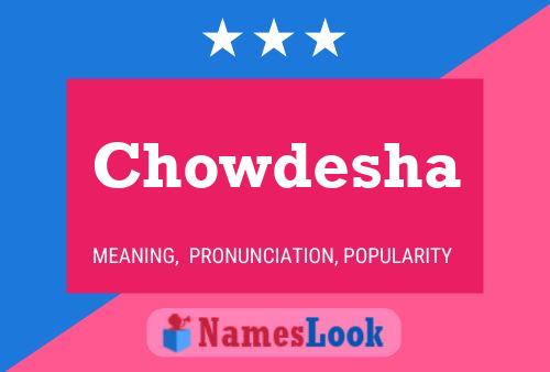 Chowdesha Name Poster