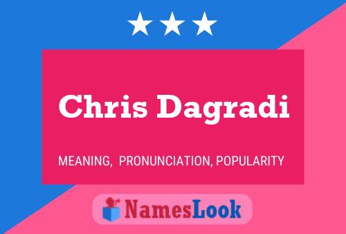 Chris Dagradi Name Poster