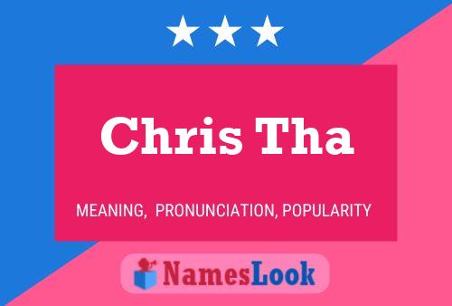 Chris Tha Name Poster