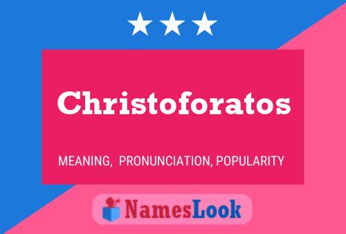 Christoforatos Name Poster