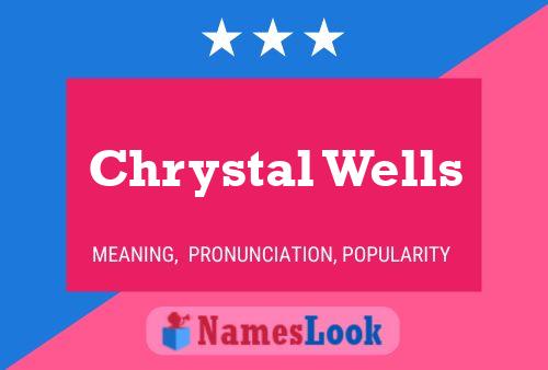 Chrystal Wells Name Poster