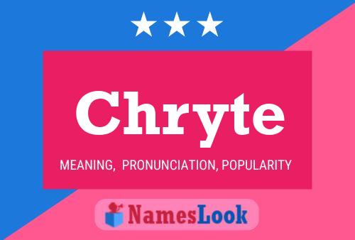 Chryte Name Poster