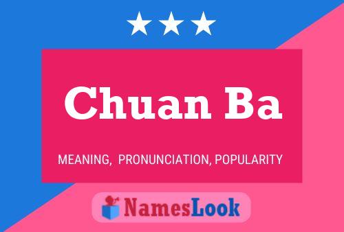 Chuan Ba Name Poster