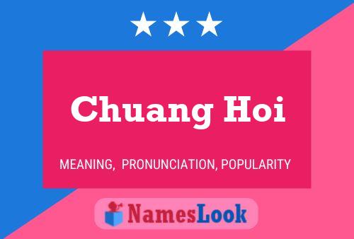 Chuang Hoi Name Poster