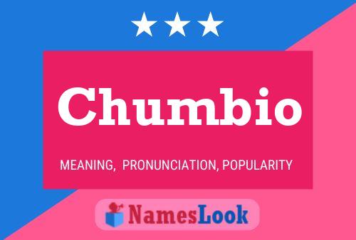 Chumbio Name Poster