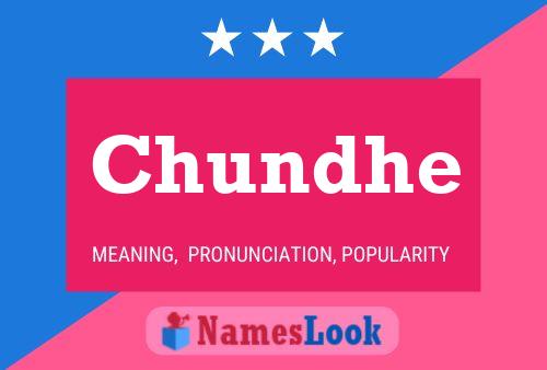 Chundhe Name Poster