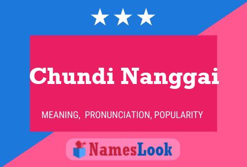 Chundi Nanggai Name Poster