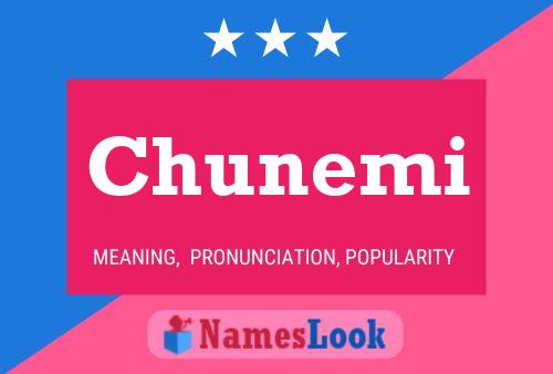 Chunemi Name Poster