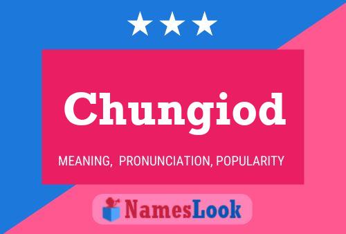 Chungiod Name Poster