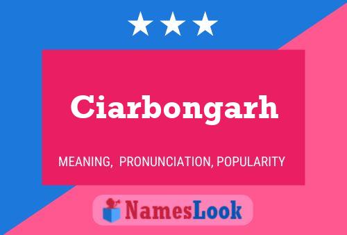 Ciarbongarh Name Poster