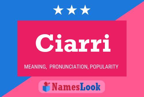 Ciarri Name Poster