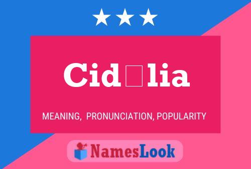 Cidália Name Poster