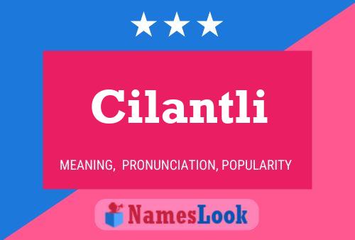 Cilantli Name Poster