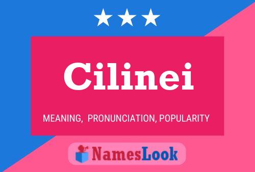 Cilinei Name Poster