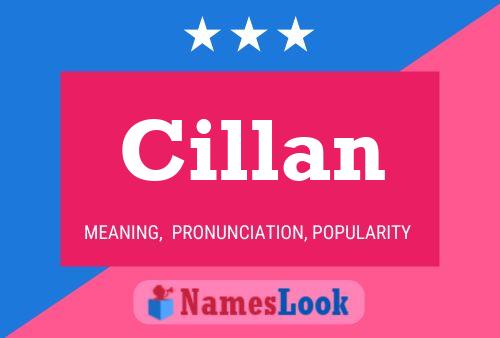 Cillan Name Poster