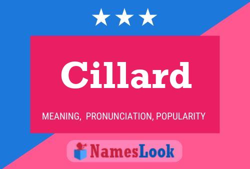 Cillard Name Poster