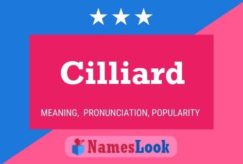 Cilliard Name Poster