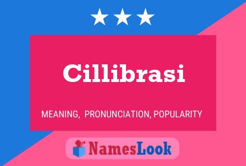 Cillibrasi Name Poster