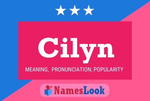 Cilyn Name Poster