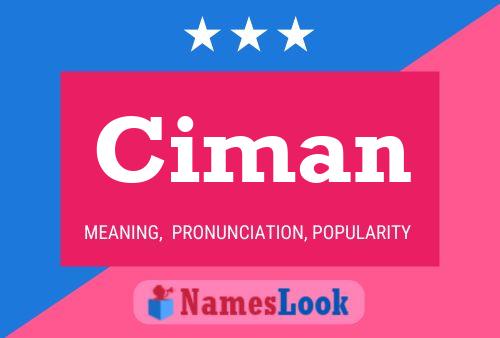 Ciman Name Poster