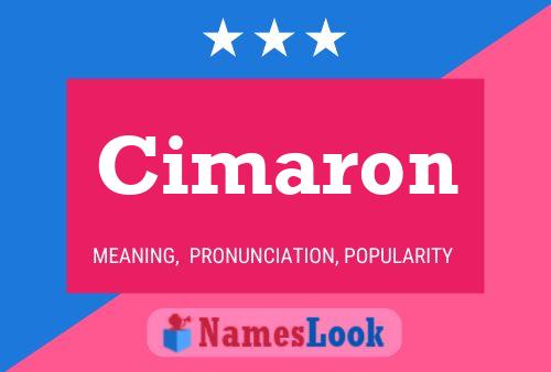 Cimaron Name Poster