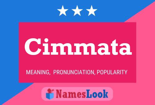 Cimmata Name Poster