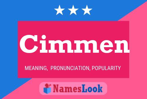 Cimmen Name Poster